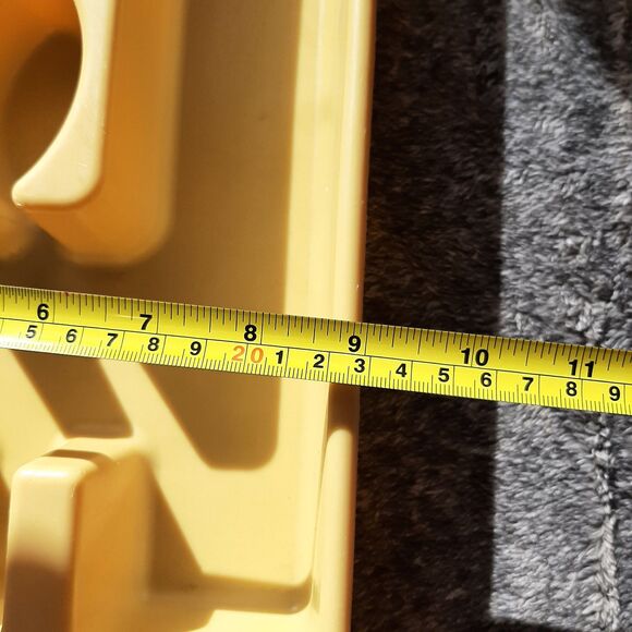 Vintage Rubbermaid Silverware Drawer Organizer Tray #2921 USA Yellow Plastic - Picture 6 of 6